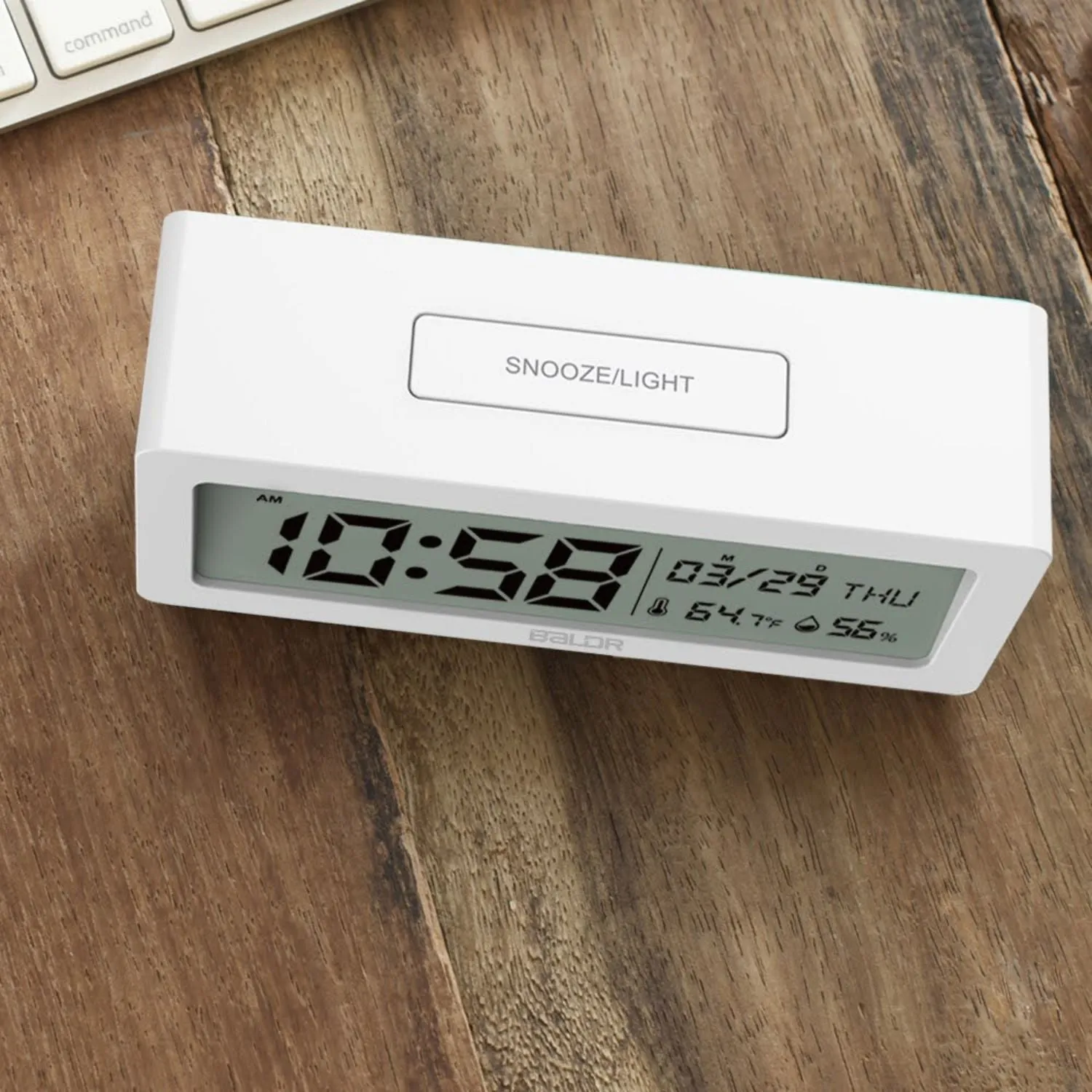 BALDR Compact Digital Alarm Clock