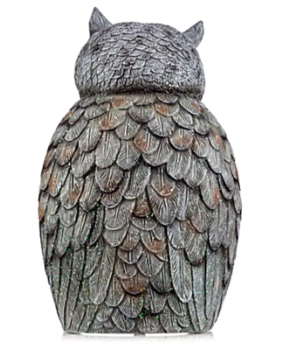 Blake Jensen Owl Family Nesting Trio Figurine Set with Swarovski Crystals by The Hamilton Collection