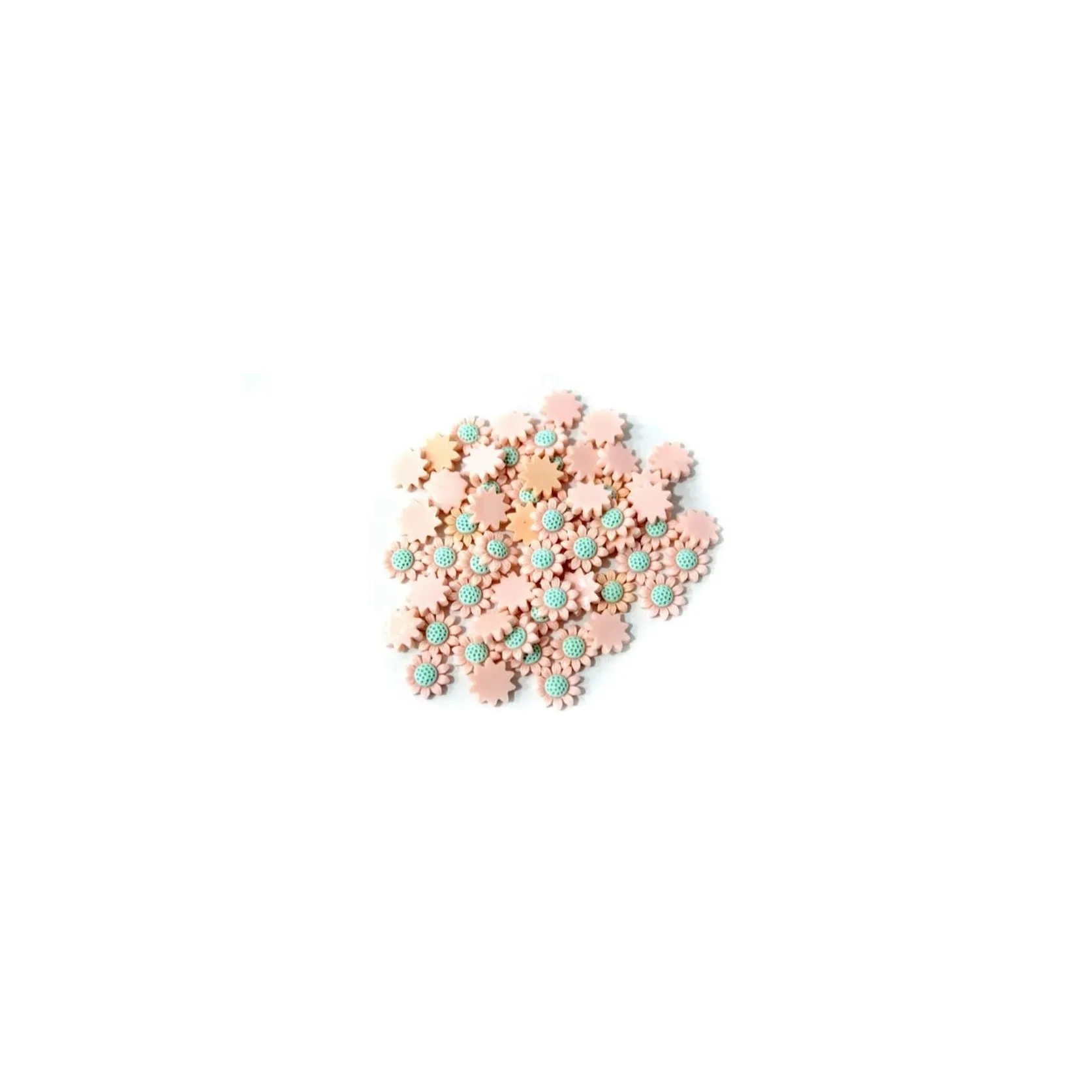 Bloom Wherever You Go: 3D Floral Cabochons (100 Pcs or 300 Pcs)