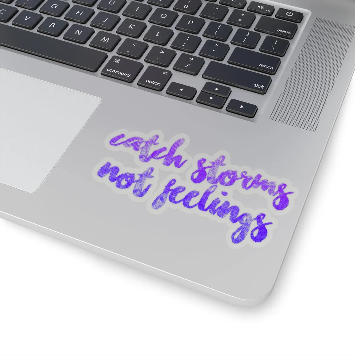 Catch Storms, Not Feelings Sticker