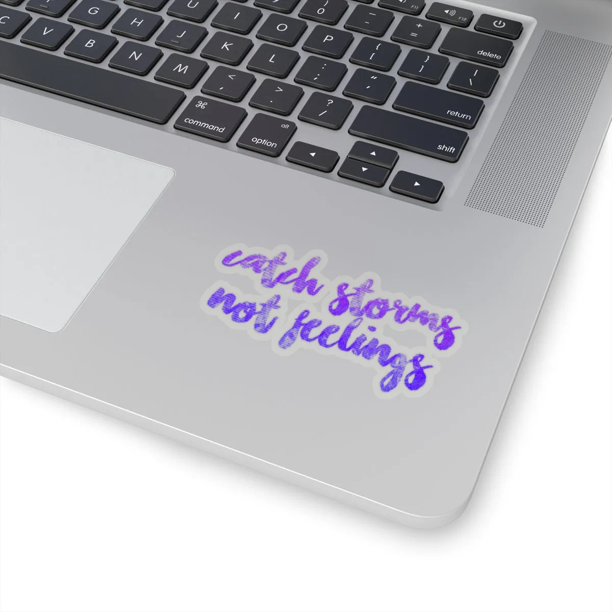 Catch Storms, Not Feelings Sticker