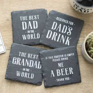 Coasters - Father's Day Slate Coasters