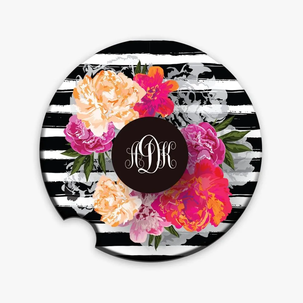 Custom Initial Design Car Coaster