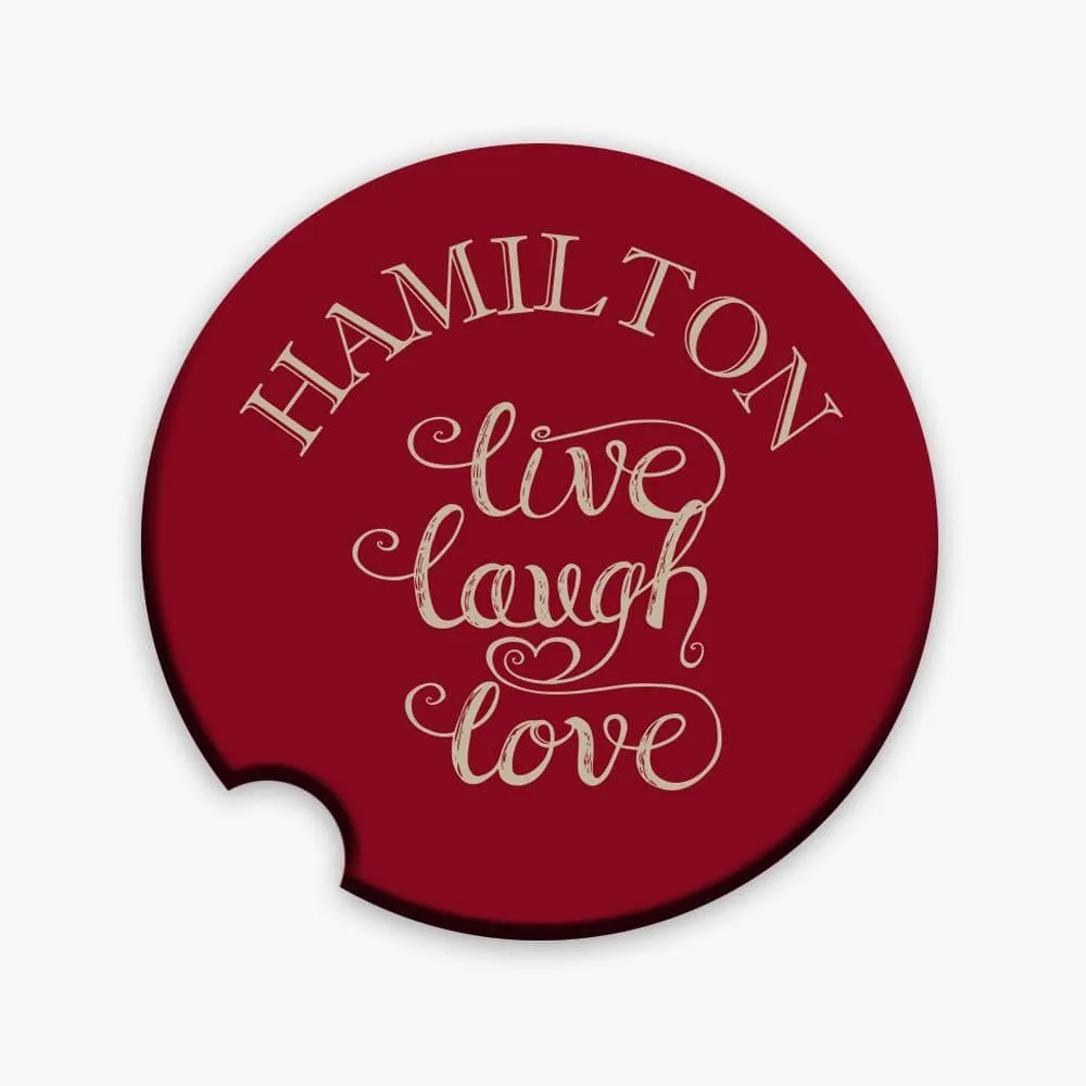 Custom Initial Design Car Coaster