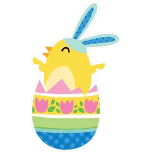 Easter Chick & Egg Cutout