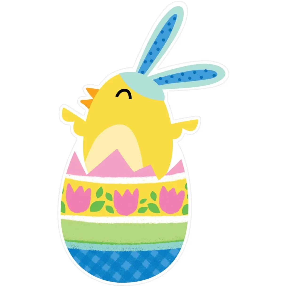 Easter Chick & Egg Cutout