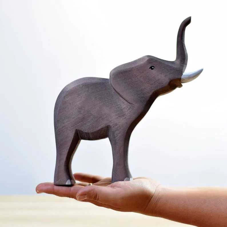 Extra Large Wooden Elephant Set
