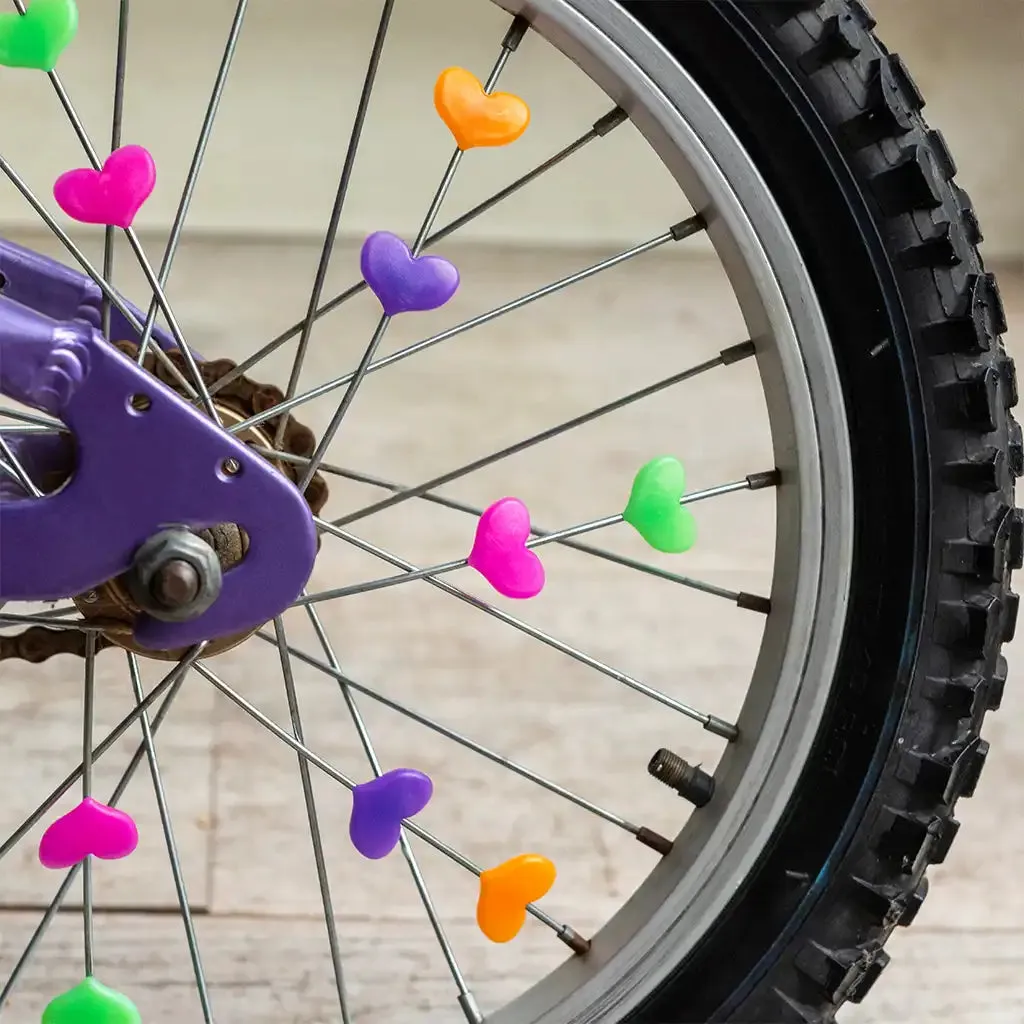 Fairies in the Garden Bicycle Spoke Hearts