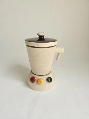 Handcrafted Wooden Mini Mixer Grinder