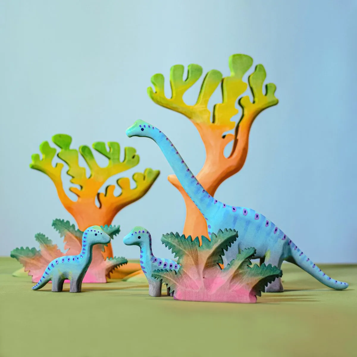 Large Wooden Brontosaurus