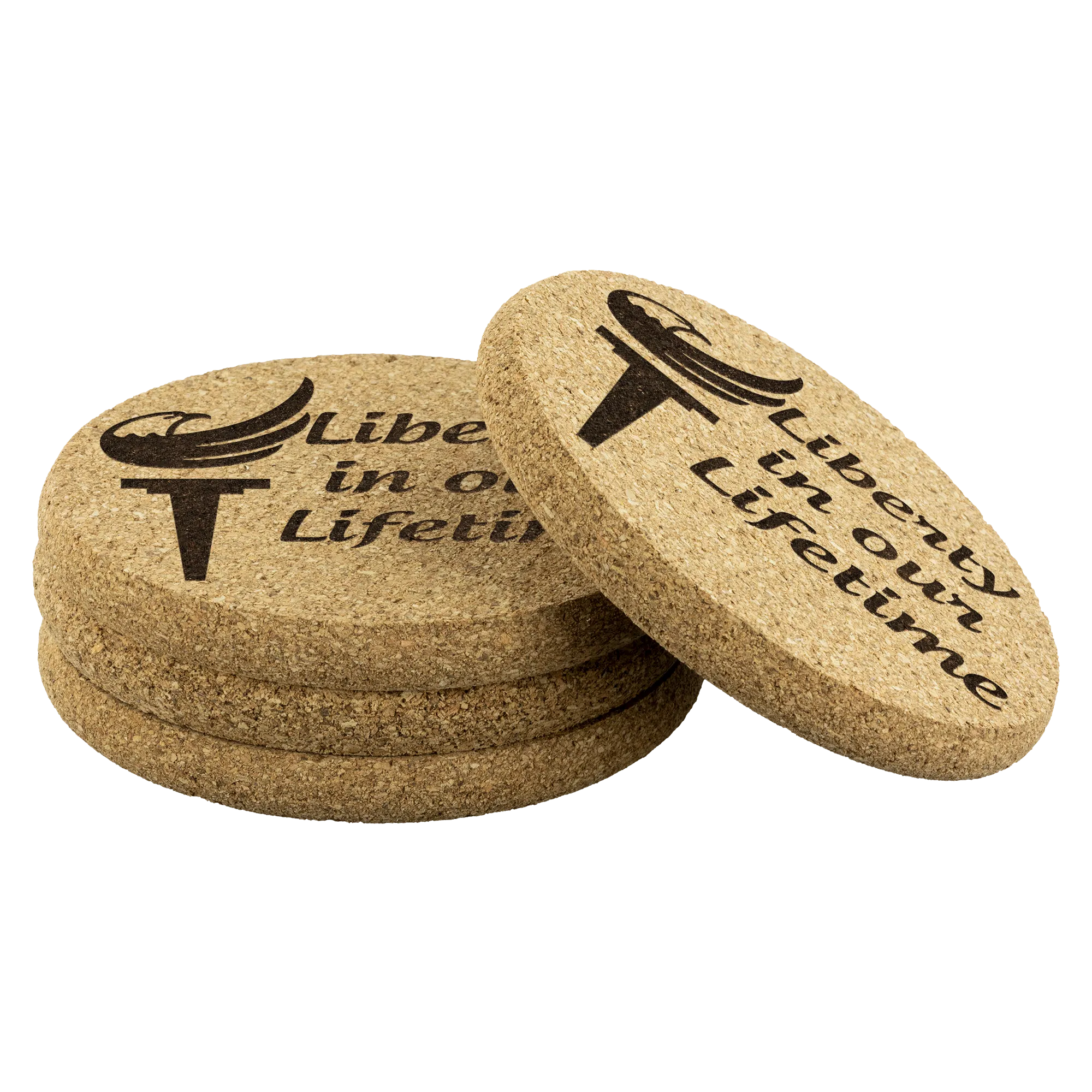 Liberty in Our Lifetime Alaska LP Cork Coasters