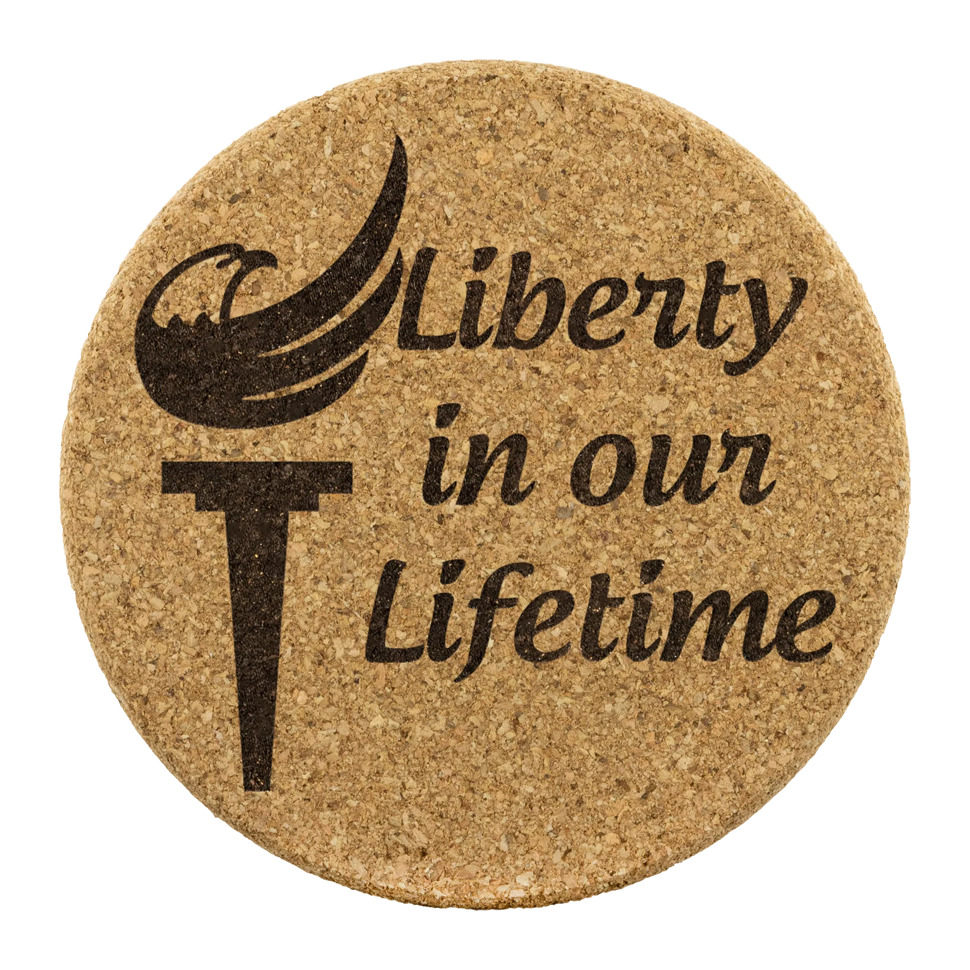 Liberty in Our Lifetime Alaska LP Cork Coasters