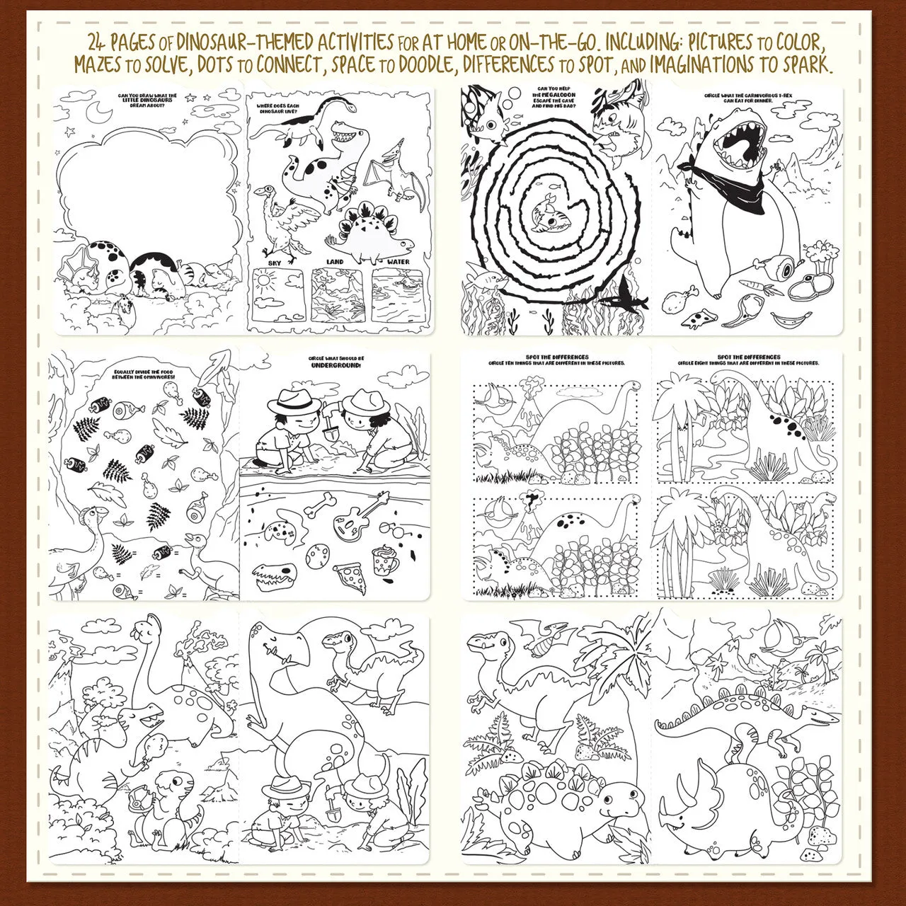 Little Book of Big Fun - Dinosaur World