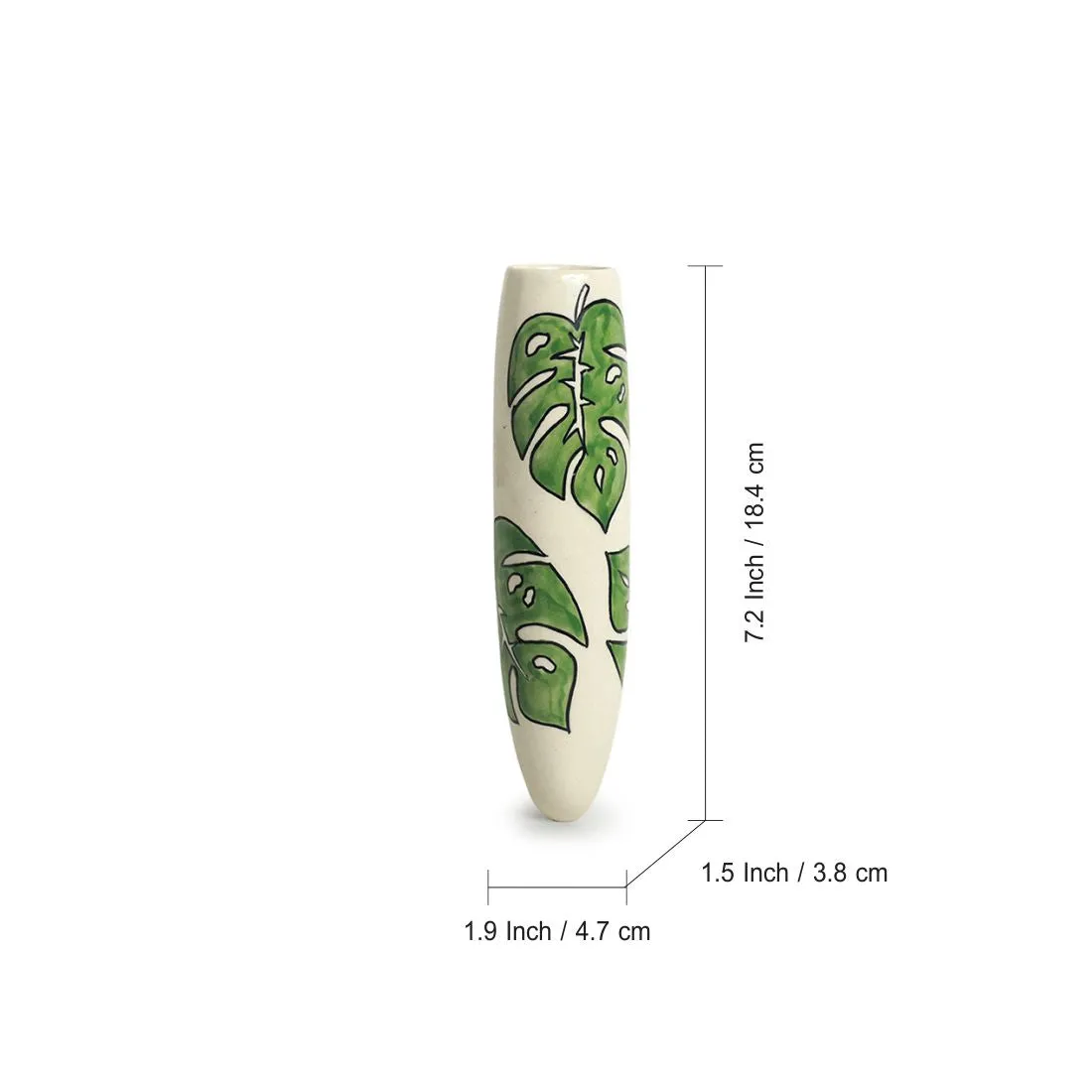 'Lush Life' Magnetic Fridge Planter In Ceramic
