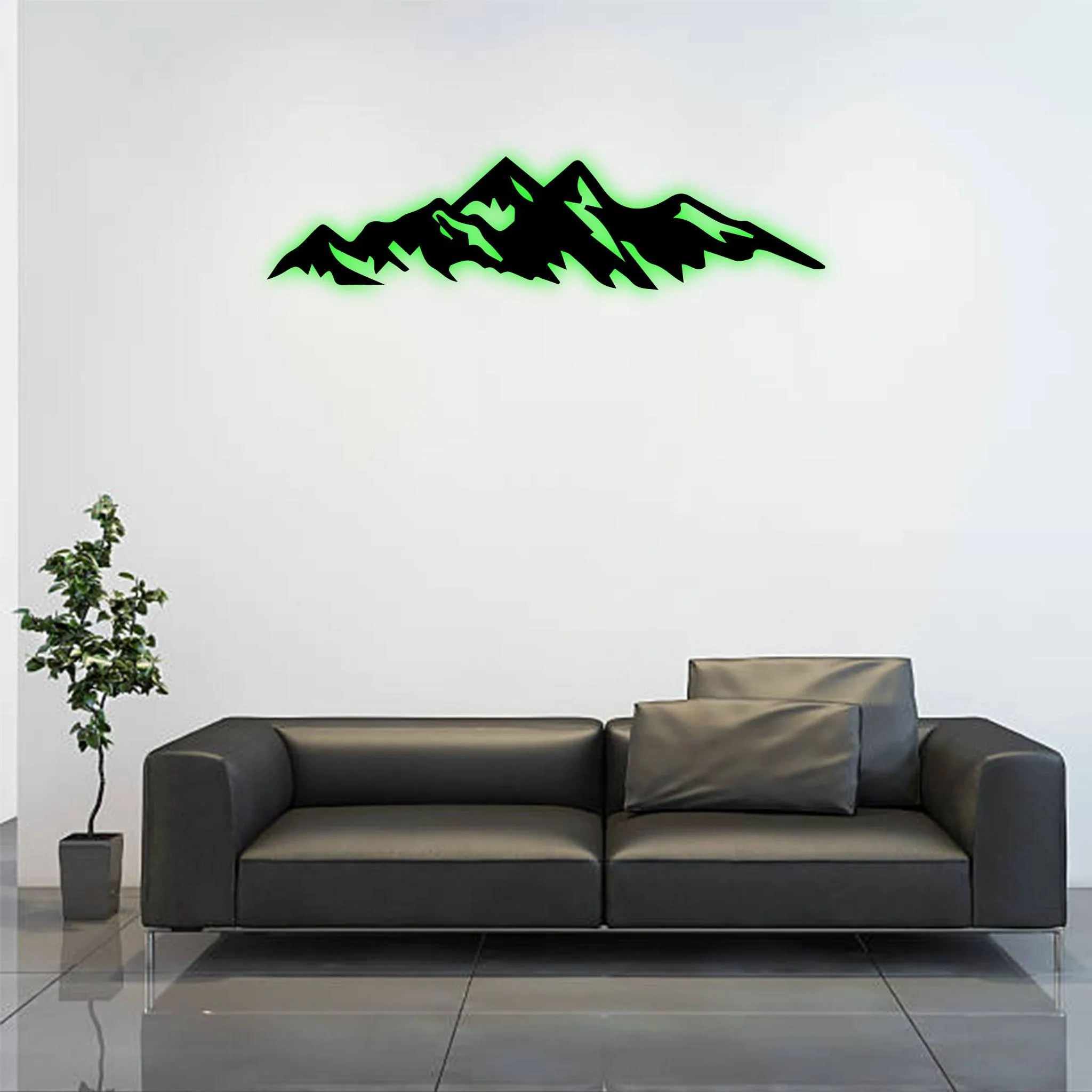 Mountains - Metal Wall Art