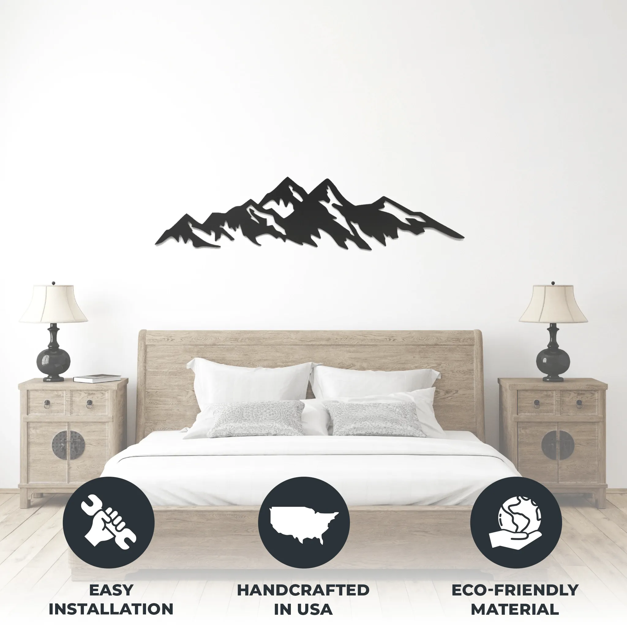 Mountains - Metal Wall Art