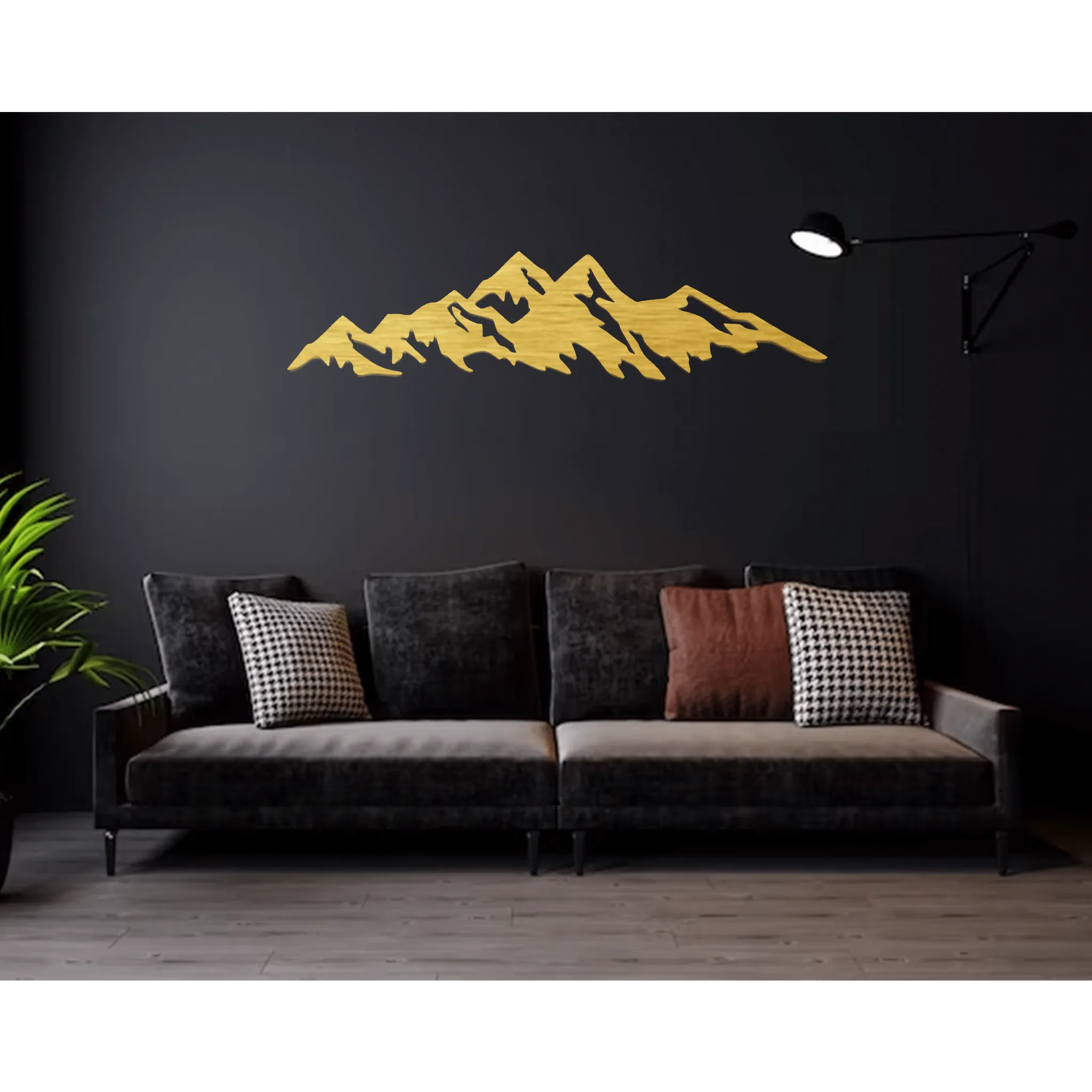 Mountains - Metal Wall Art