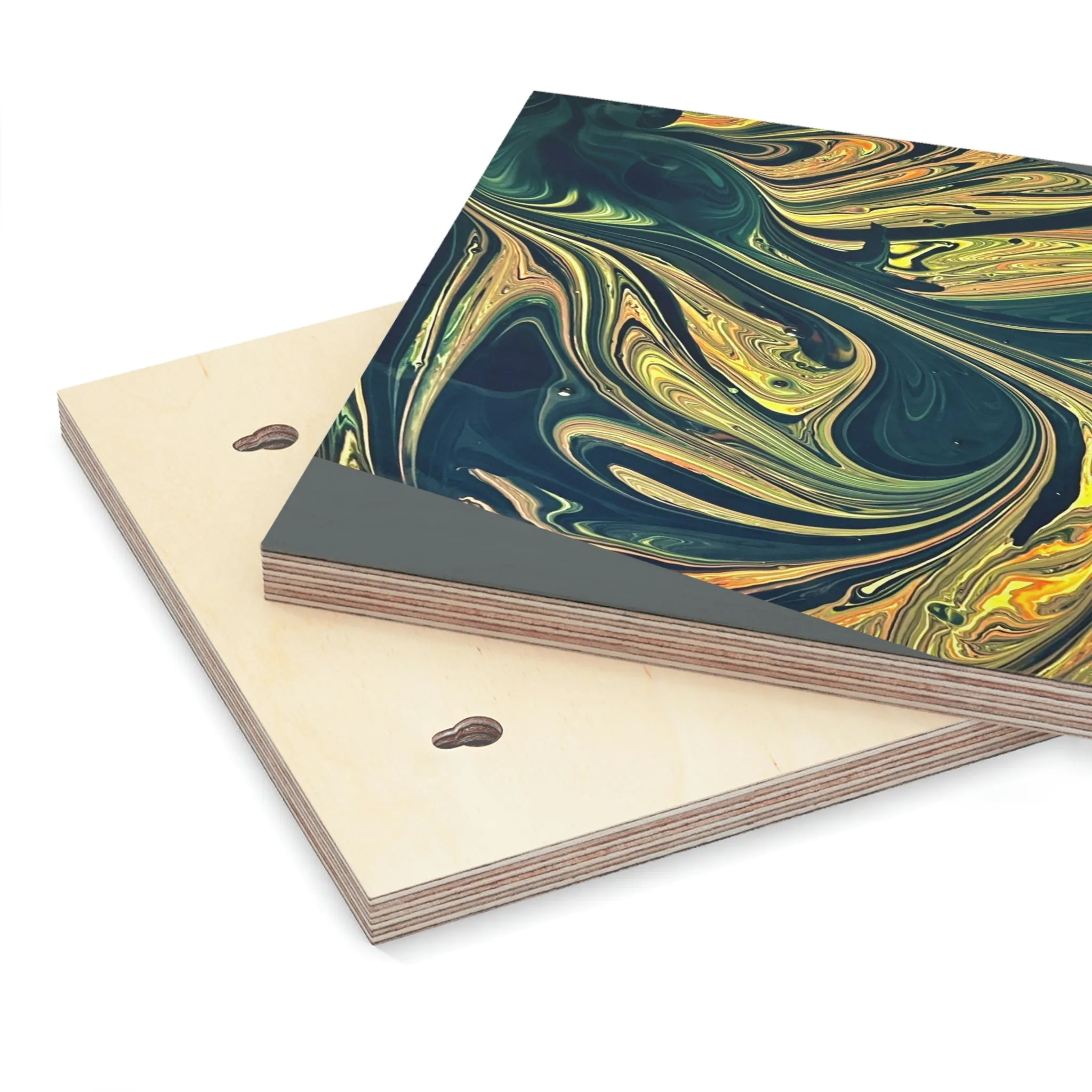 Organic Wood Canvas "One of the kind art  By Al.Smadi"