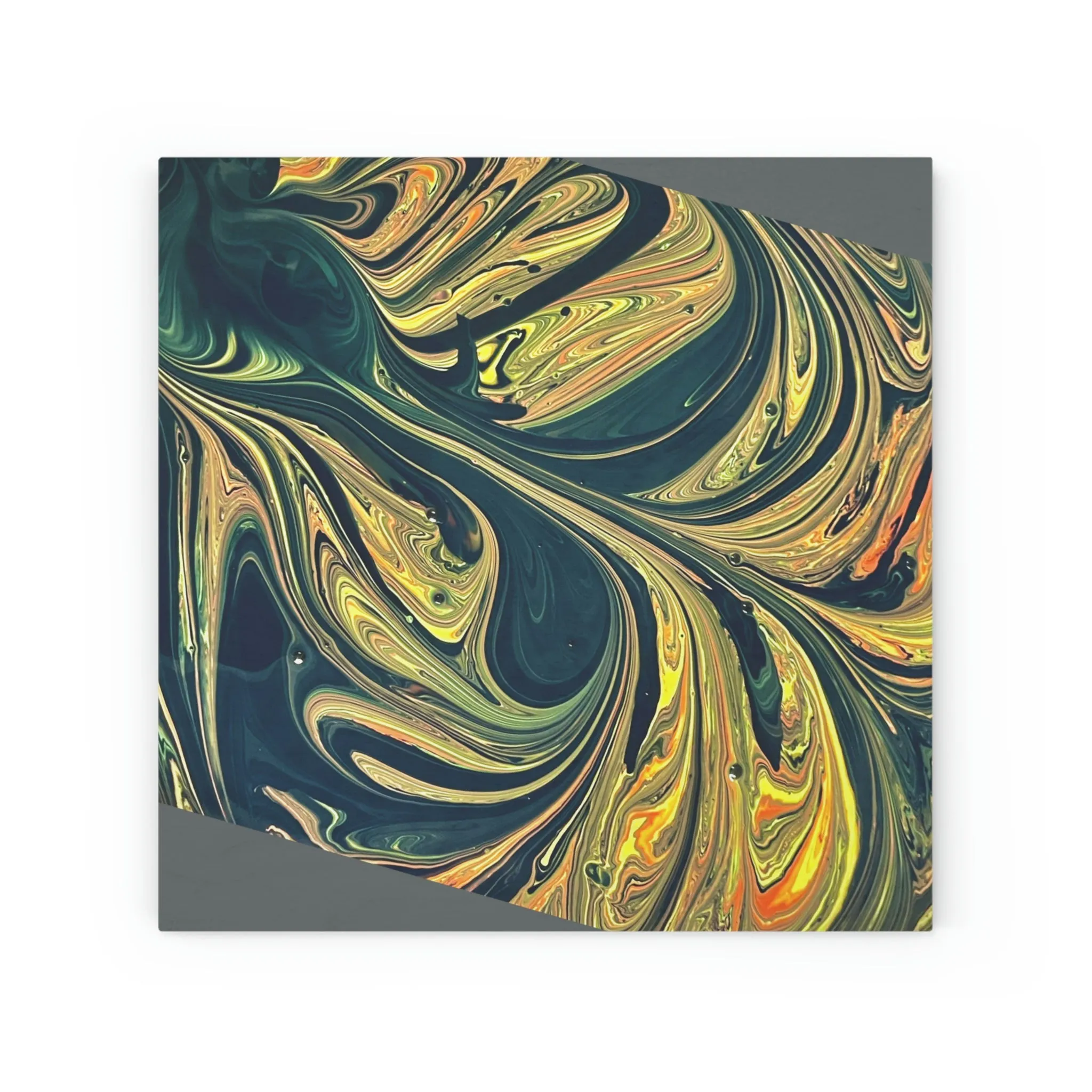 Organic Wood Canvas "One of the kind art  By Al.Smadi"