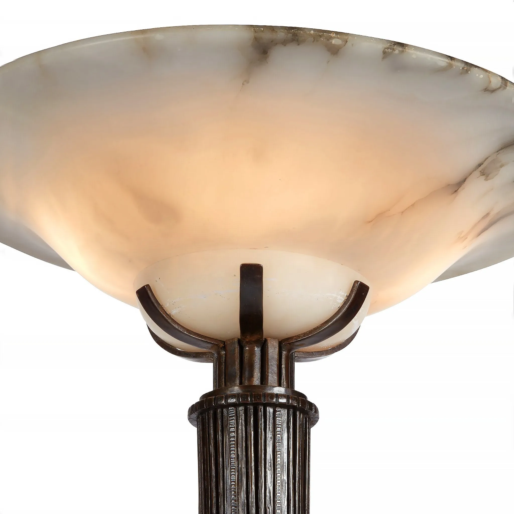 Raymond Subes Wrought Iron Floor Lamp