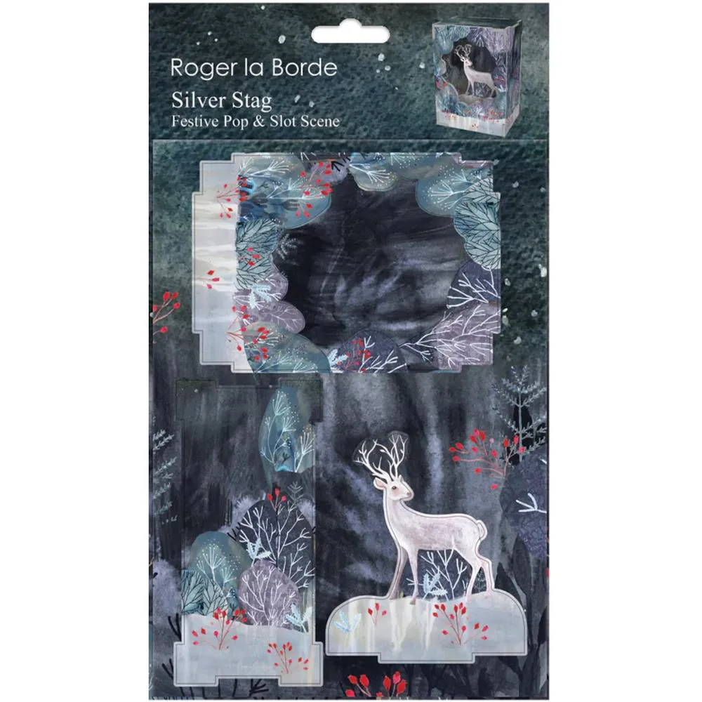 Roger la Borde Pop & Slot Diorama - Silver Stag