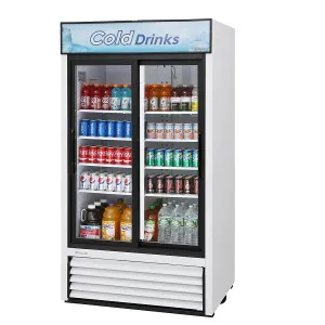 Turbo Air TGM-35R-N 41" Double Glass Sliding Door Merchandiser