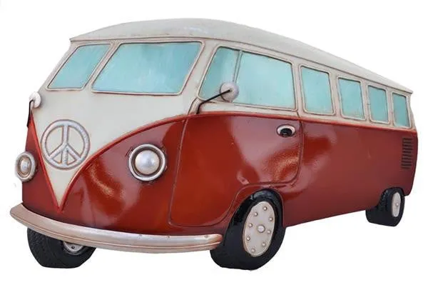 VW Kombi Combi Van 3D Metal Wall Art Hanging