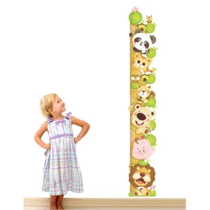 Wall Sticker <br> Peeping Animals Height Chart