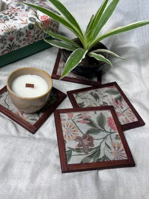 Woodland Whimsy Silk Coasters